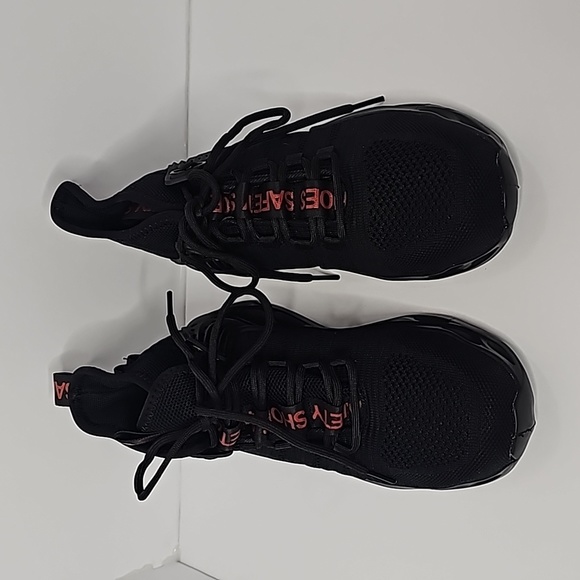 Steel Toe boots Black & Red - Picture 1 of 3